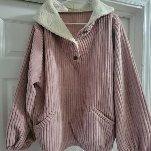 Entro corduroy like pullover XL